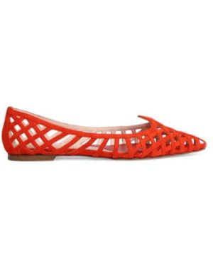 Roger Vivier I Love Vivier Hollow Flats - Red