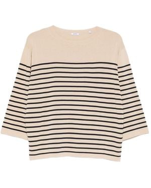 Aspesi Striped Sweater - Natural