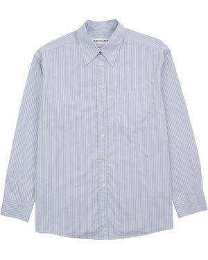 Our Legacy Striped-Pattern Shirt - Blue