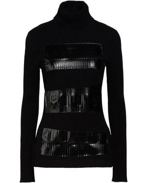 MM6 by Maison Margiela Polo Necks - Black