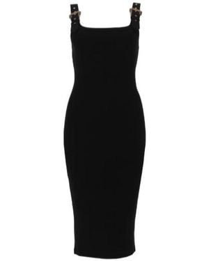 Versace Jeans Couture Couture Chain-Strap Midi Dress - Black