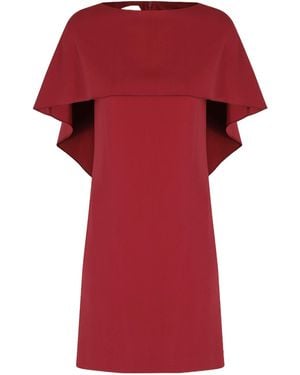 Alberta Ferretti Zipper-Front Dress - Red