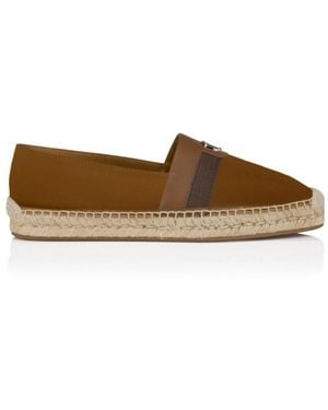 Christian Louboutin Alfarica Slip-On Espadrilles - Brown
