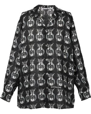 Acne Studios All Over Graphic Print Shirt - Black