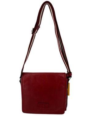 Bally Adjustable Shoulder Strap Shoulder Bag - Red