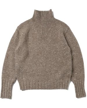 AURALEE Long-Sleeved Sweater - Gray