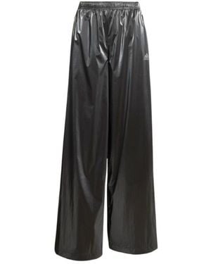 adidas Originals Wide Leg Drawstring Trousers - Black