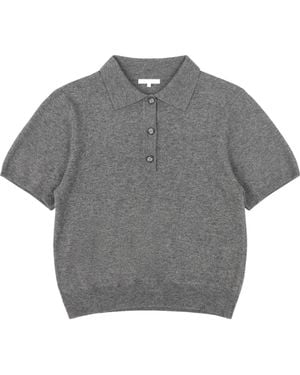 Entire studios Short-Sleeved Polo Jumper - Grey
