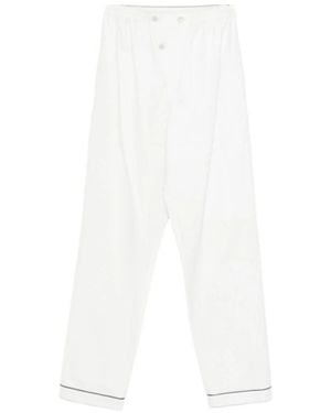 Prada Nappa Leather Pants - White
