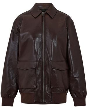 Anine Bing Long-Sleeved Casual Jacket - Grey