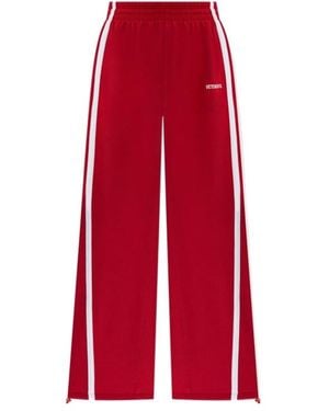 Vetements Jersey Sweatpants - Red