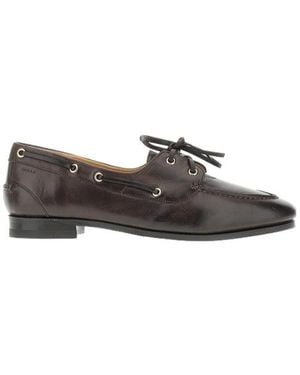 Bally Pathy Almond Toe Loafers - Brown