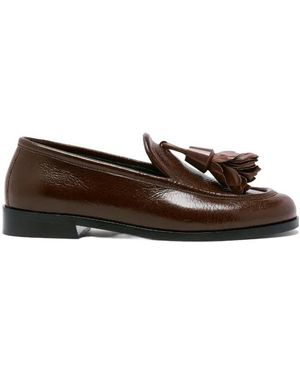 Proenza Schouler Tassel Leather Loafers - Brown