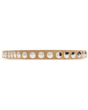 IRO Riveted Belt - White