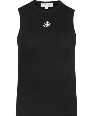 JW Anderson Jw Anderson Anchor Logo Tank Top - Black