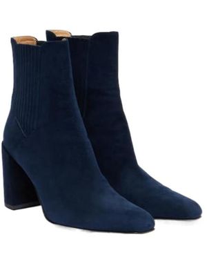 Gabriela Hearst Luke Suede Ankle Boots - Blue