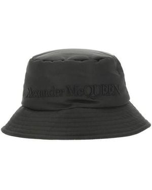 McQueen Padded Bucket Hat - Black