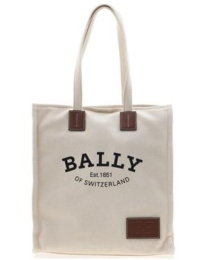 Bally Logo Shoulder Bag - White