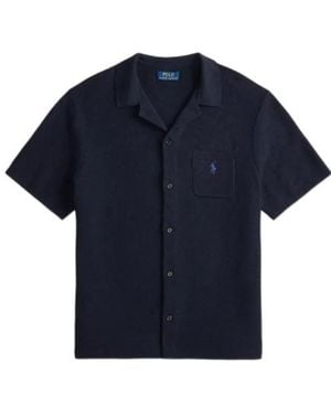 Polo Ralph Lauren Short-Sleeved Cardigan - Blue