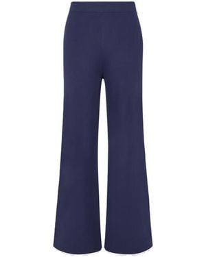 P.A.R.O.S.H. Elastic Waist Casual Trousers - Blue