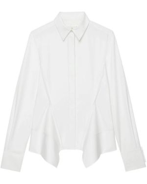 Givenchy Cut-Out Detail Fitted Shirt - White