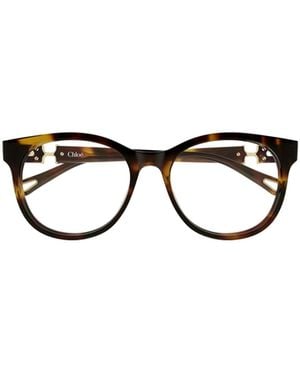 Chloé Chloé Eyewear Cat-Eye Glasses - White