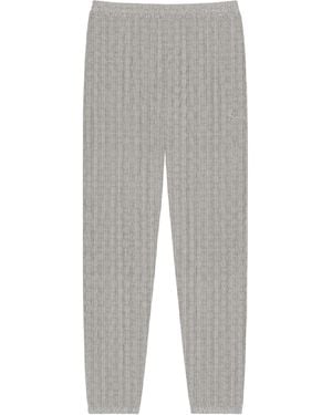 Givenchy Monogrammed Elastic-Waist Jogger Trousers - Grey