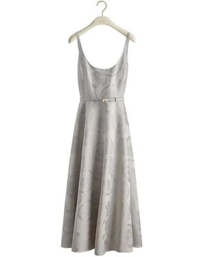 Dior Mid-Length Belted Dress - White