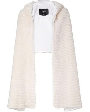 Fendi Mink Travel Scarf - White