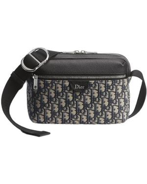 Dior Rider Zipped Messenger Bag - Black