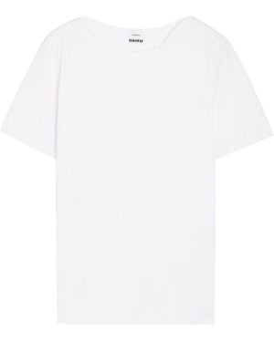 Versace Stretch Cotton T-Shirt - White