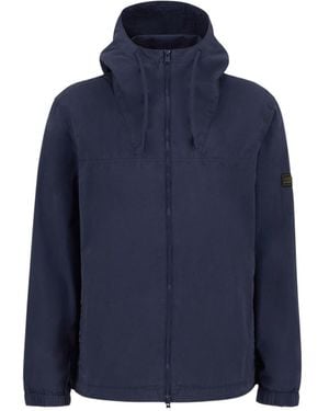 Barbour Hooded Jacket - Blue