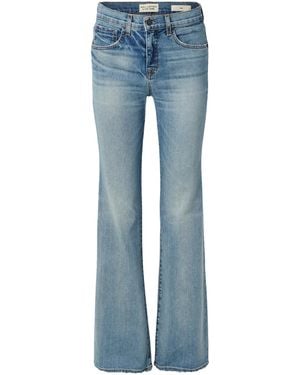 Nili Lotan Celia High-Rise Straight-Leg Jeans - Blue