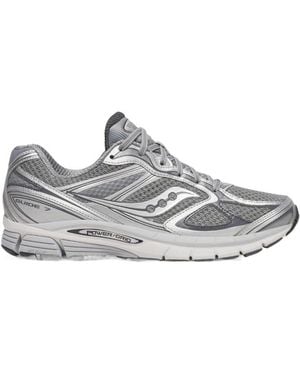 Saucony Progrid Guide 7 Lace-Up Sneakers - Gray