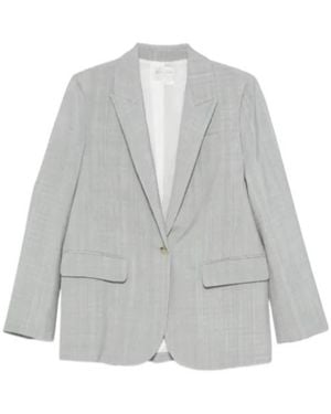 forte_forte Single-Breasted Blazer - Gray
