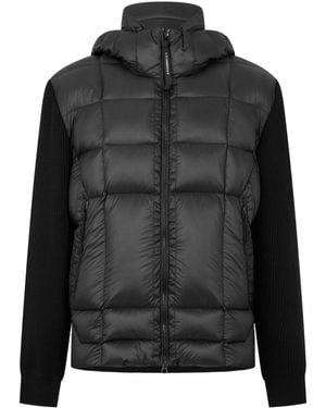 C.P. Company Hooded Down Jacket - Black