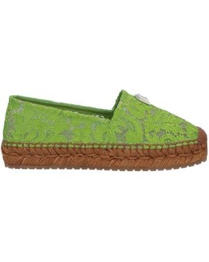 Dolce & Gabbana Solid Color Espadrilles - Green