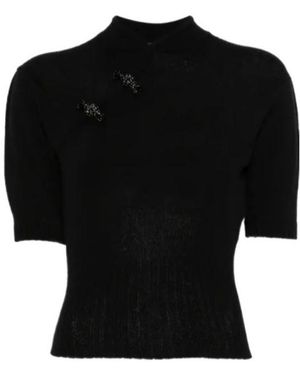 Simone Rocha Beaded Sweater - Black