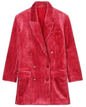 Isabel Marant Dita Double-Breasted Jacket - Red