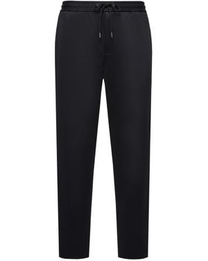 Moncler Logo Jogging Pants - Blue