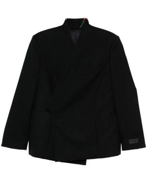 KENZO Weave' Kimono Blazer - Black