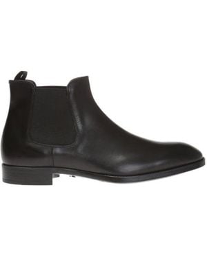 Giorgio Armani Classic Ankle Boots - Black