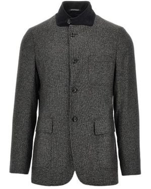 Emporio Armani Long-Sleeve Jacket - Gray
