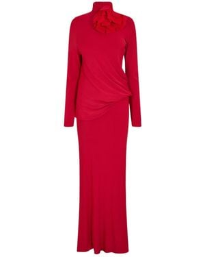 Magda Butrym Long Maxi Dress - Red