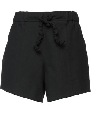 Ganni Drawstring Shorts - Black