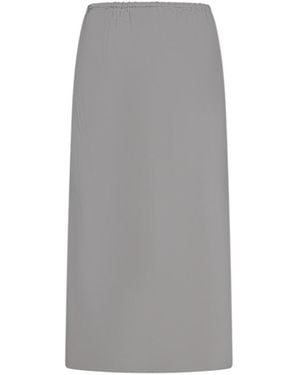 Jil Sander Slit Skirt - Grey