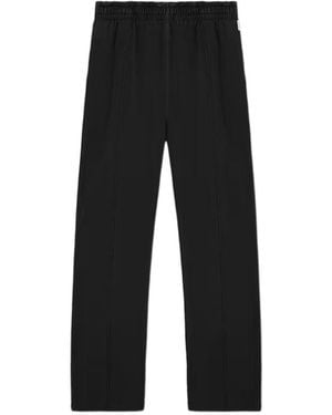 Represent Initial Fleece Straight-Leg Trousers - Black