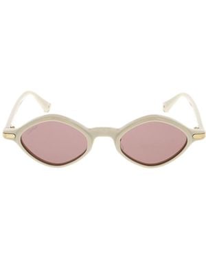 Cartier Geometric Frame Sunglasses - Pink