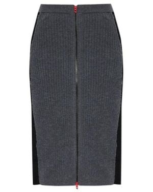DIESEL M-Lousi Midi Skirt - Gray
