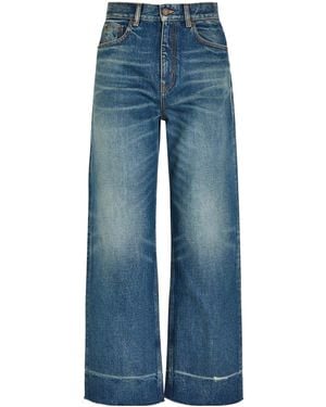 Chloé High-Waisted Straight-Leg Jeans - Blue
